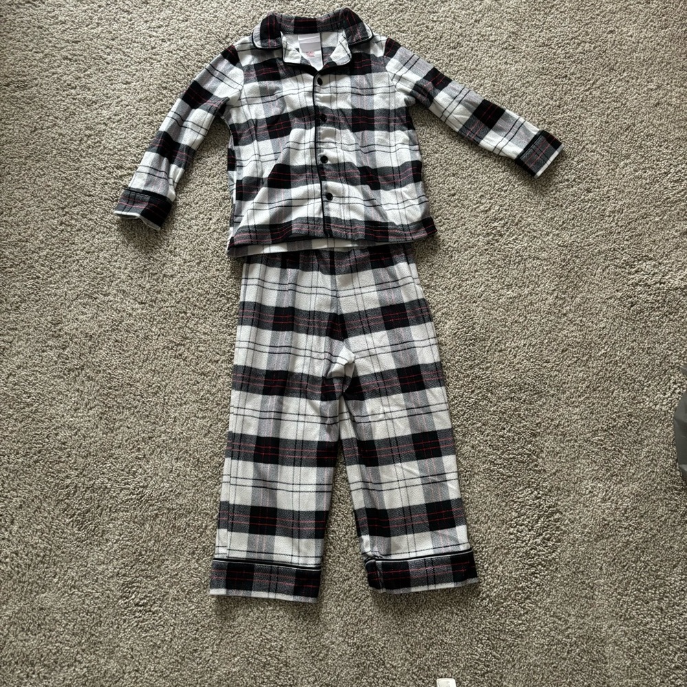 Toddler Plaid Pajamas